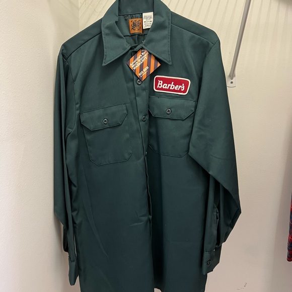 RARE Vintage Barber’s Milk Work Shirt - Never Worn - Size Medium - Made in USA - Picture 6 of 9